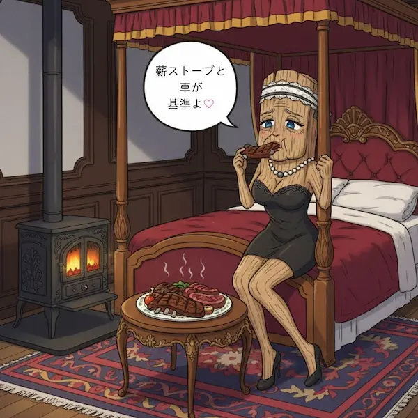 ブスえ母さん - 佐世保薪販売店のキャラクター